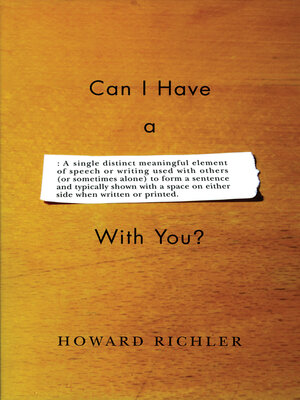 cover image of Can I Have a Word with You?